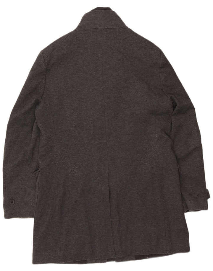 Abrigo ZARA Hombre ES 42 XL Poliéster Gris