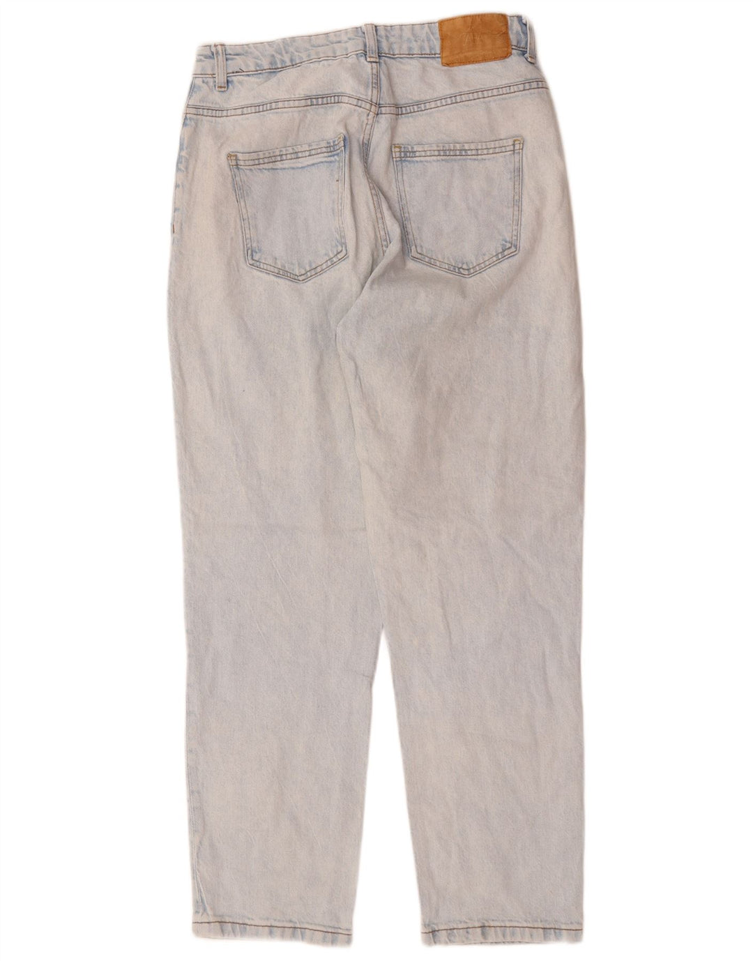 Zara Vaqueros Cónicos Para Mujer EU 40 Medium W30 L28 Azul