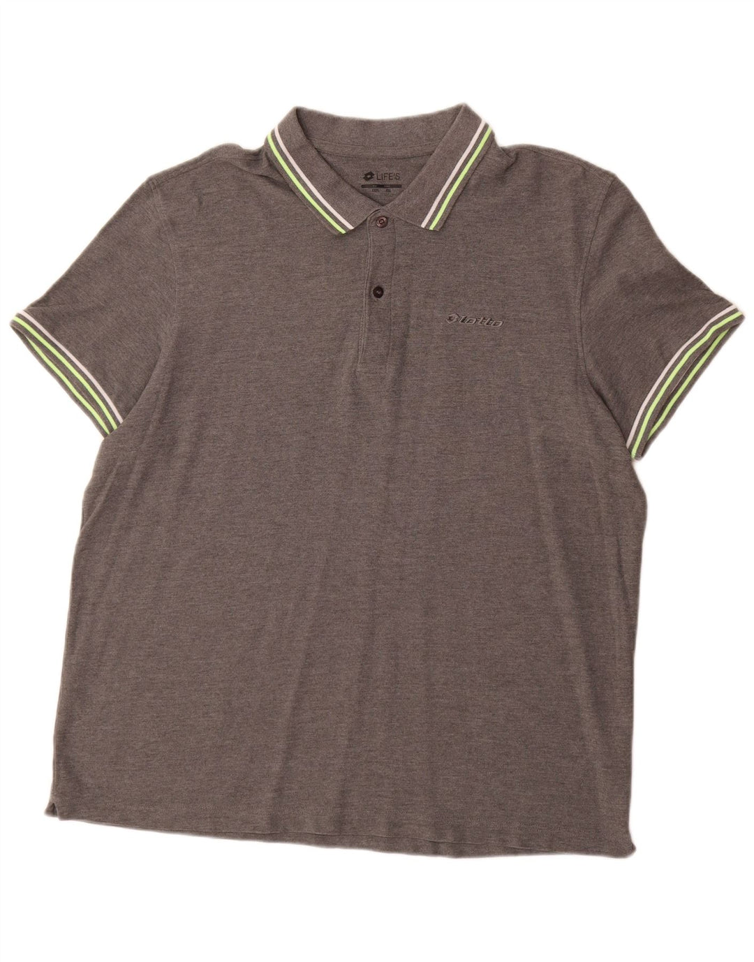 LOTTO Polo Hombre 2XL Algodón Gris