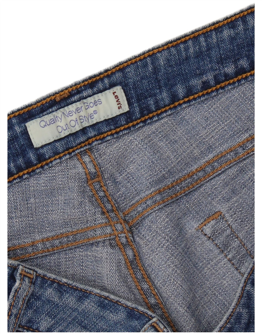 LEVI'S Shorts Vaqueros Mujer W36 XL Azul