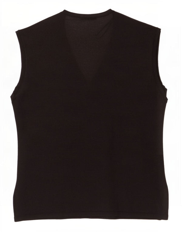 Marks & Spencer Blusa sin mangas para mujer UK 40 XL Viscosa negra