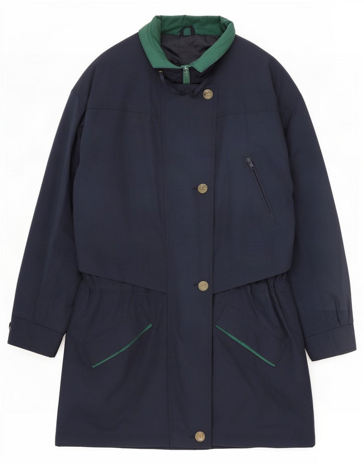 Chubasquero de gran tamaño para mujer St. Bernard UK 10 Small Azul marino Poliéster