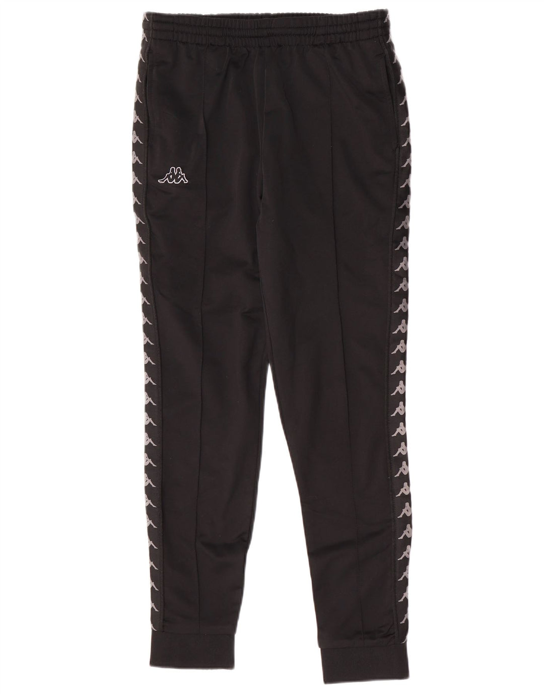 Kappa Hombre Pantalones De Chándal Gráfico Joggers Medium Negro Poliéster