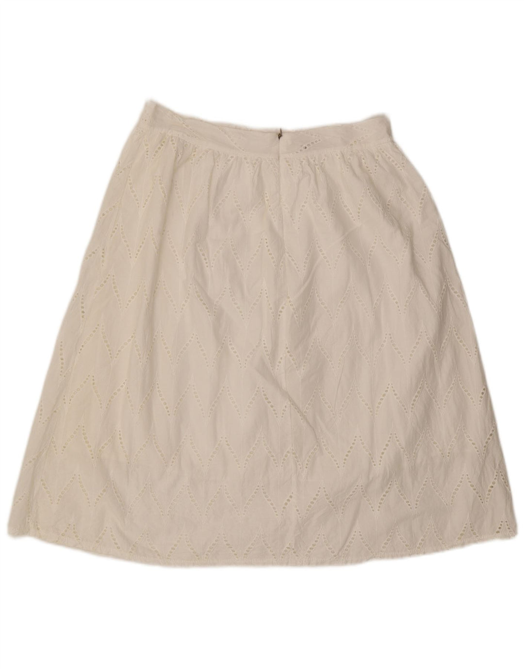ALTAMIRA Falda Milano A-Line para Mujer W30 Mediana Blanca Geométrica