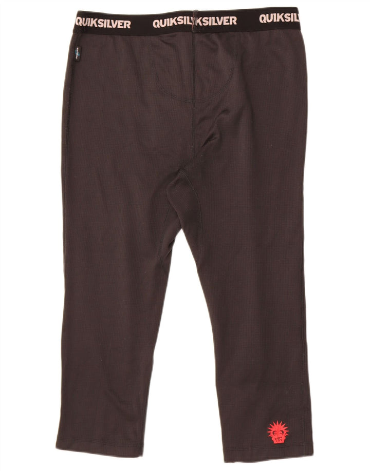 Quiksilver Leggings Capri Gráficos para Hombre Negro Grande