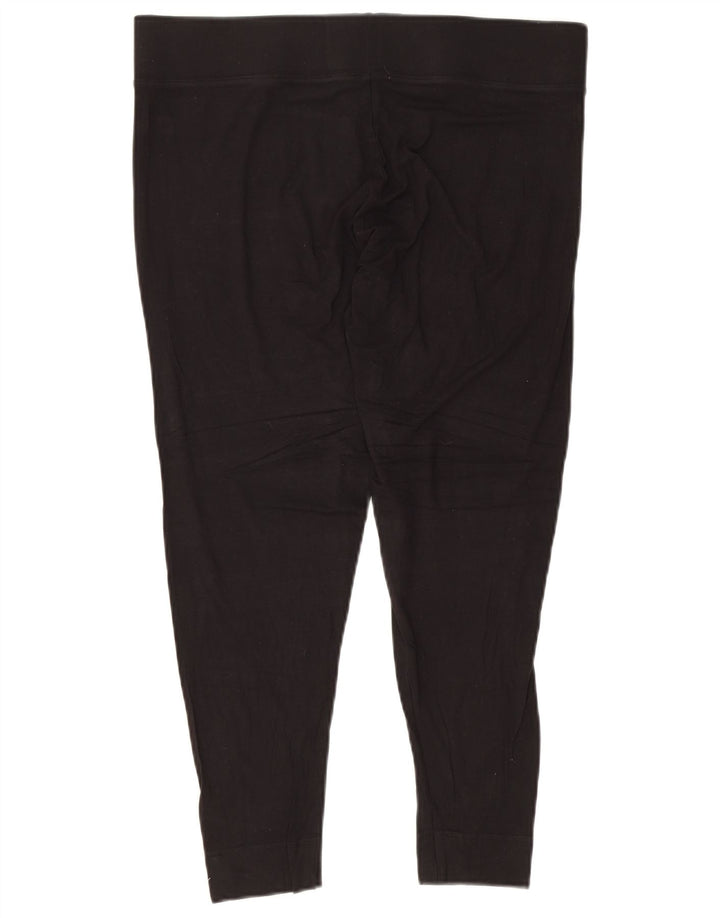 Marks & Spencer Leggings Capri para Mujer UK 40 XL Viscosa Negra