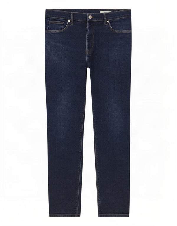 Marks & Spencer Jeans ajustados para hombre W36 L29 Algodón azul marino