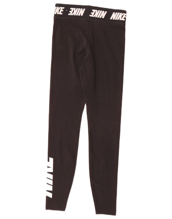 Adidas Leggings gráficos para mujer UK 4 XS Poliéster negro