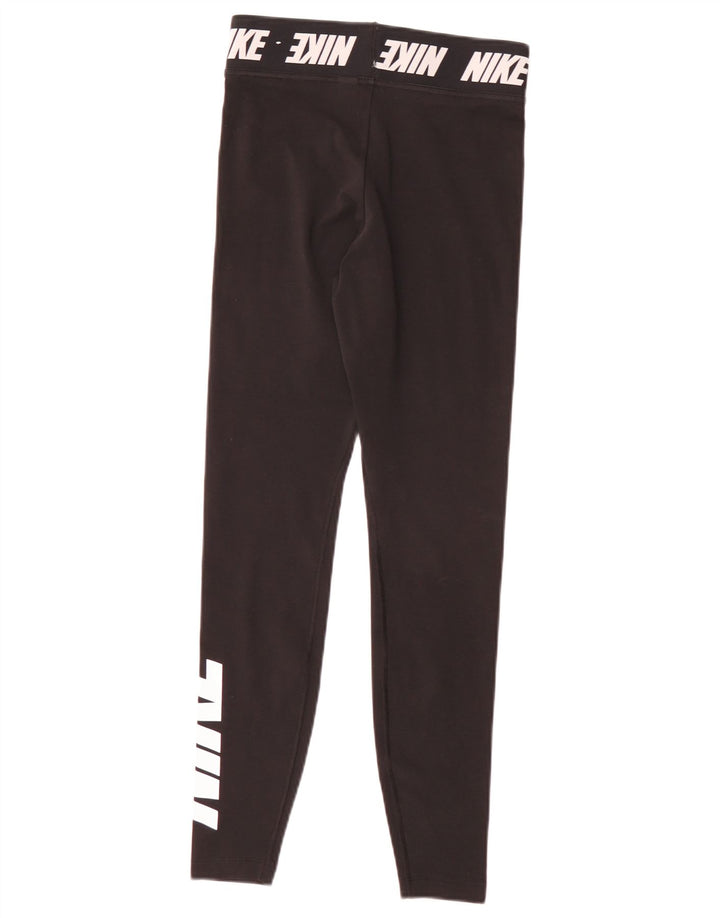 Adidas Leggings gráficos para mujer UK 4 XS Poliéster negro