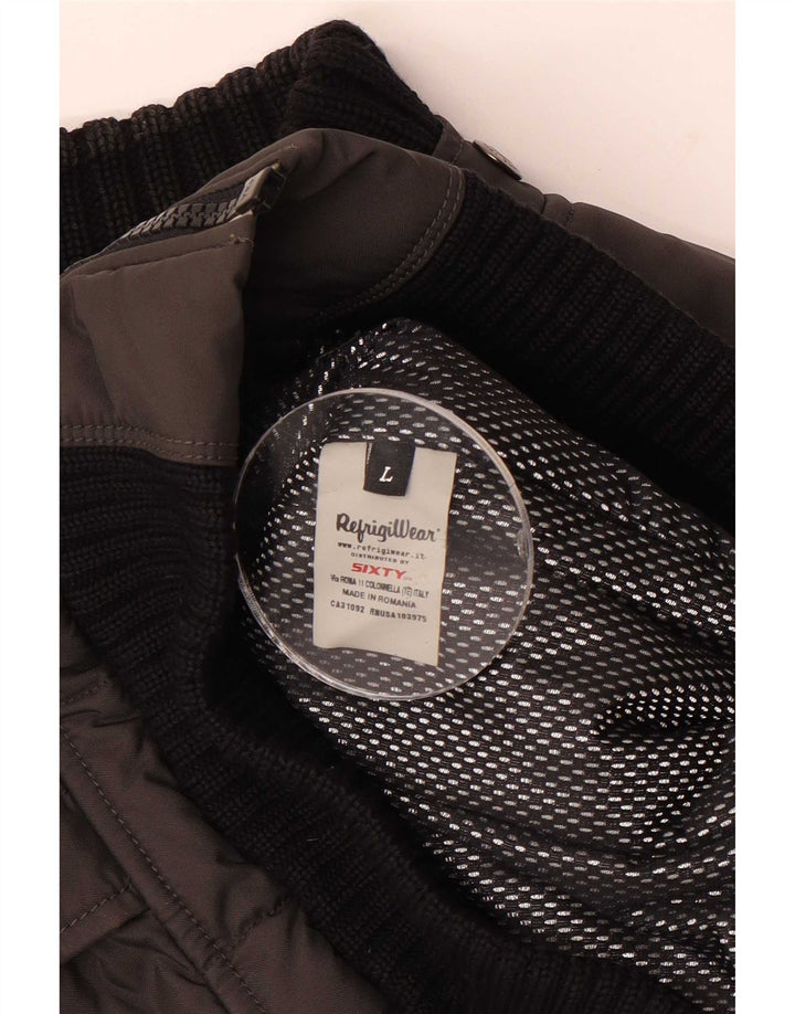 Refrigiwear Chaqueta acolchada para hombre UK 40 Large Poliamida negra