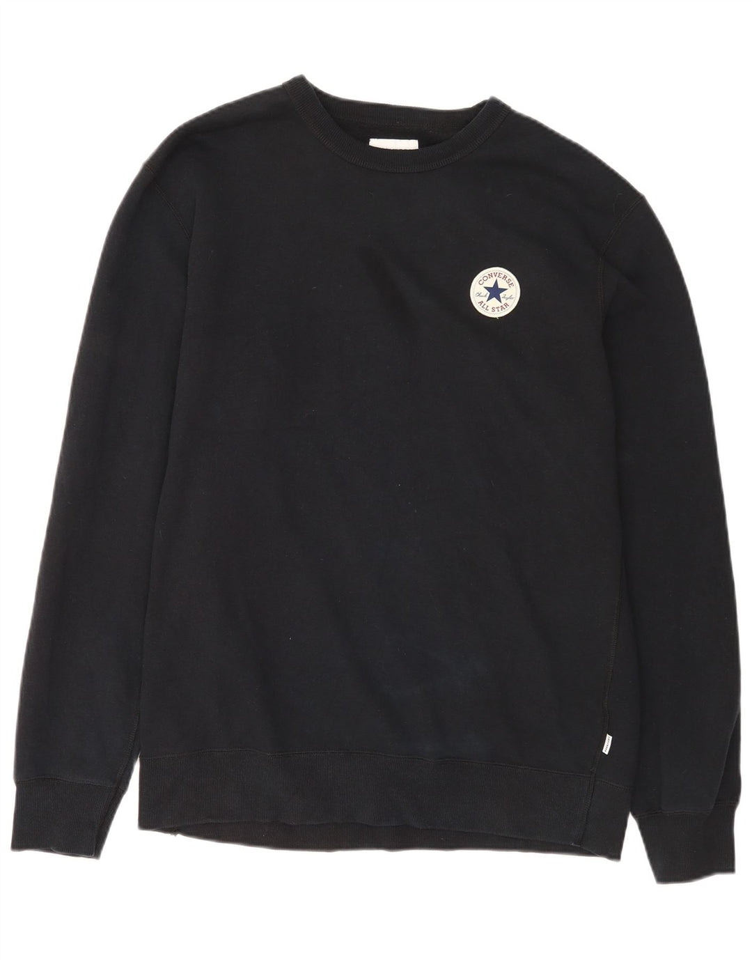 Converse Hombre Chuck Taylor Sudadera Jumper Grande Azul Marino Algodón