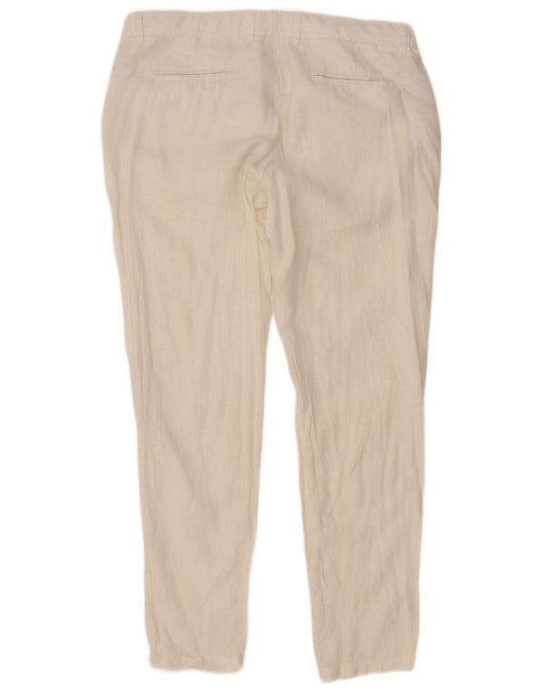 Zara Hombre Pantalón Chino Slim XL W34 L31 Blanco