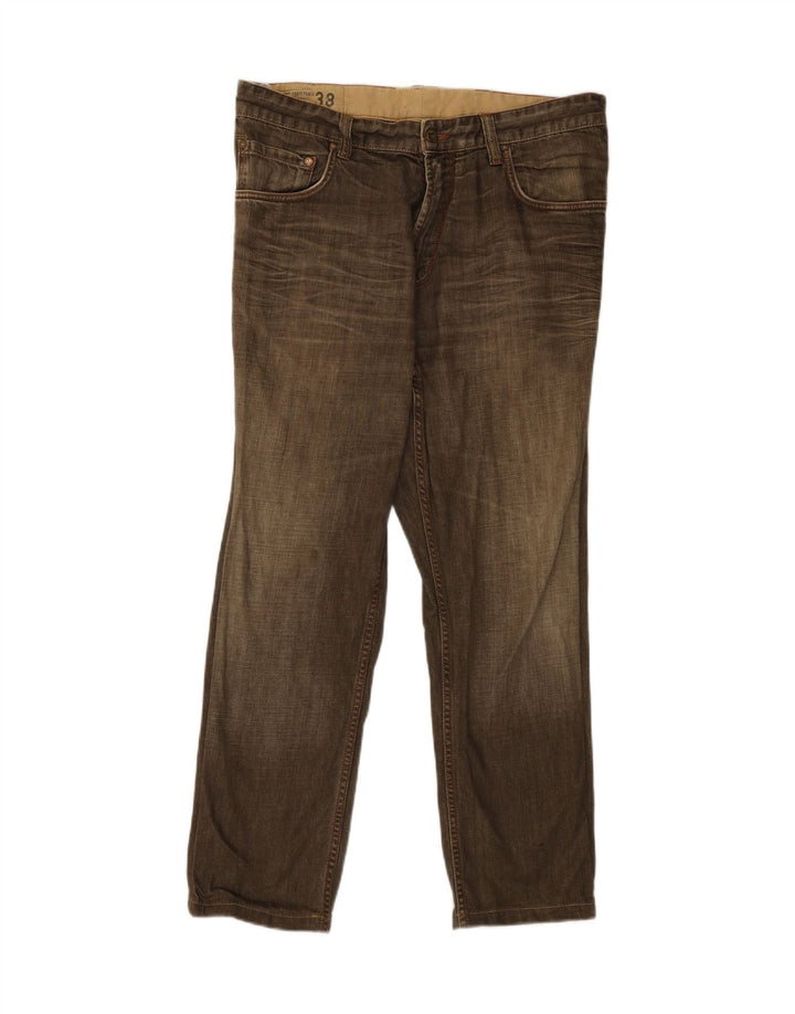 TIMBERLAND Mens Porterdale Straight Jeans W38 L27 Grey Vintage Timberland and Second-Hand Timberland from Messina Hembry 