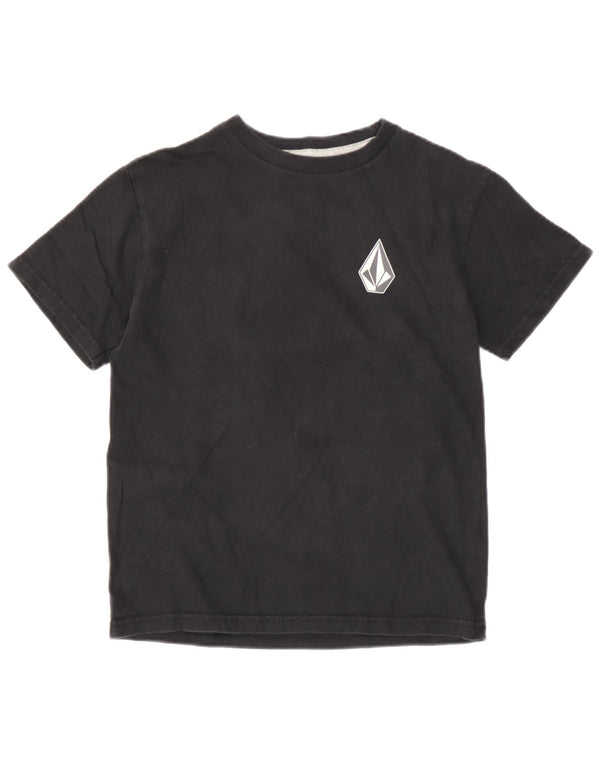 Volcom Camiseta gráfica para mujer Top UK 10 Small Black Cotton