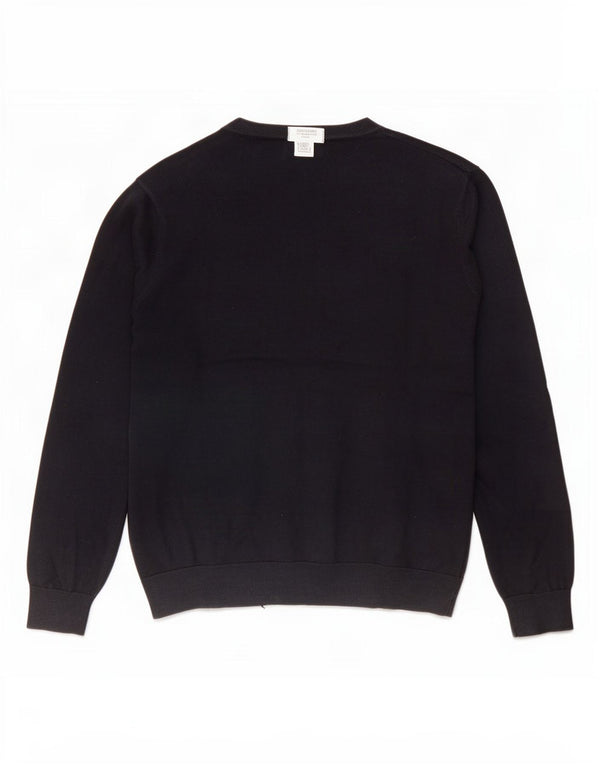 Marks & Spencer Suéter tipo cárdigan para hombre XL Algodón azul marino
