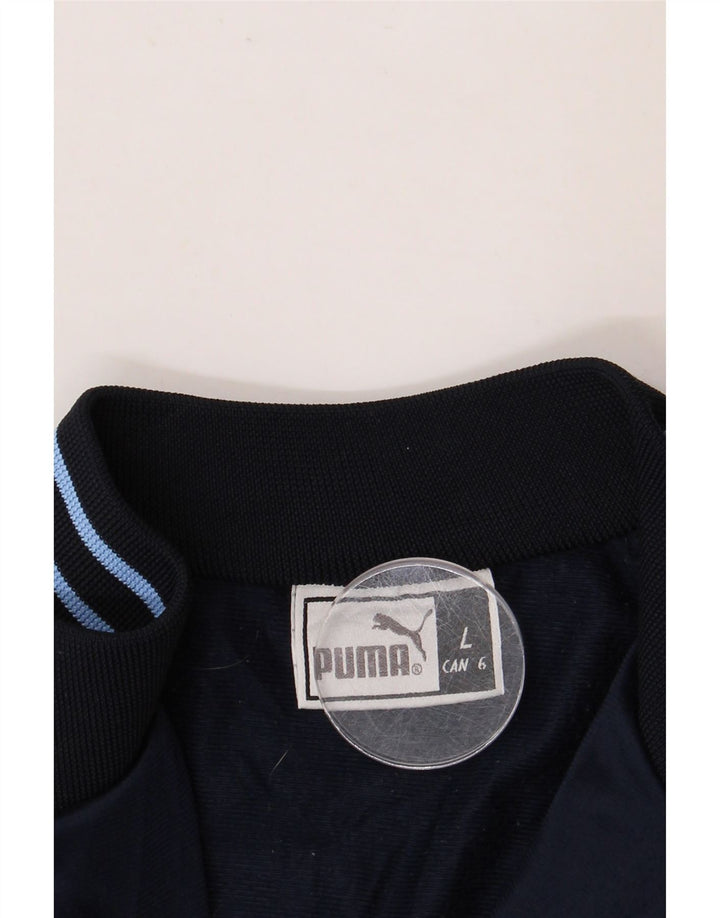 PUMA Chaqueta superior de chándal para hombre Poliéster azul marino grande