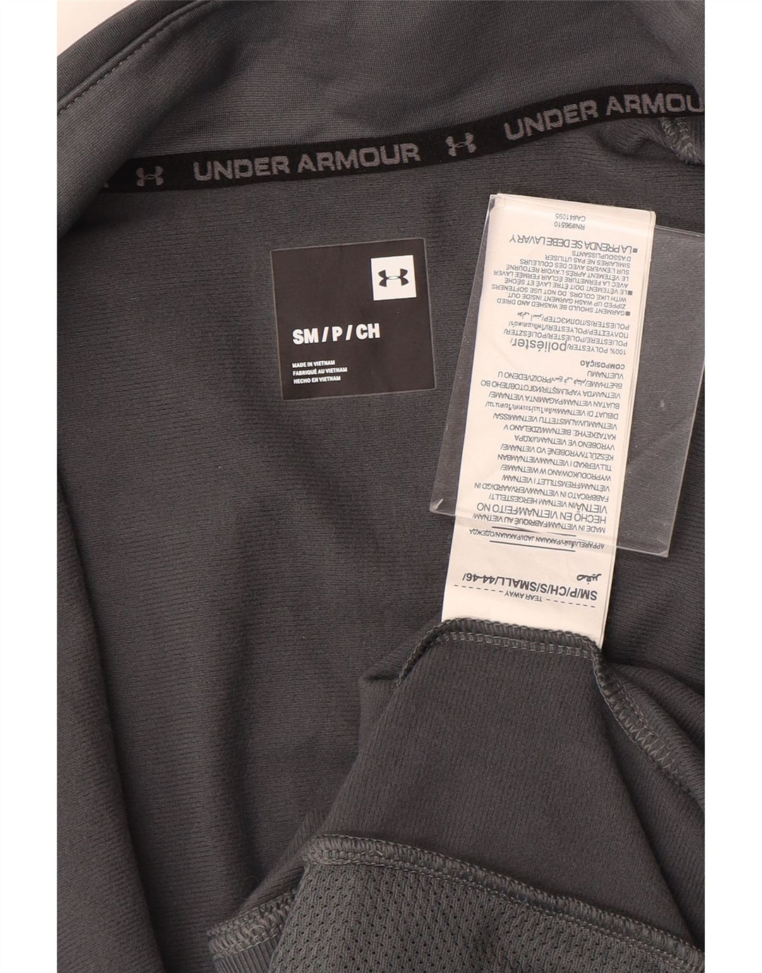 Under Armour Chándal para hombre Top Jacket Small Gris Poliéster