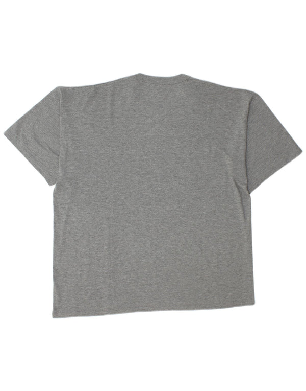 RUSSELL ATHLETIC Camiseta gráfica para hombre Top XL Gris Algodón