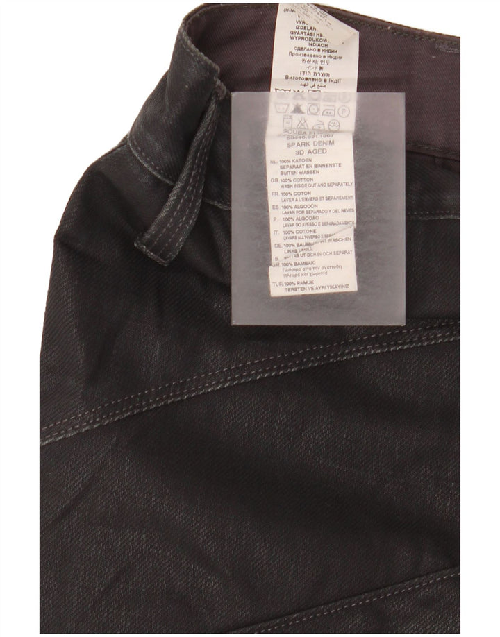 G-Star Hombre Pantalones Cargo Slim W33 L32 Algodón Negro
