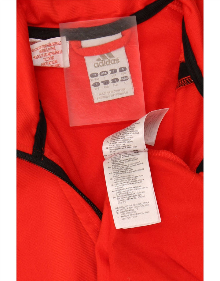 Adidas Chaqueta Chándal Niña 13-14 Años Rojo Poliéster