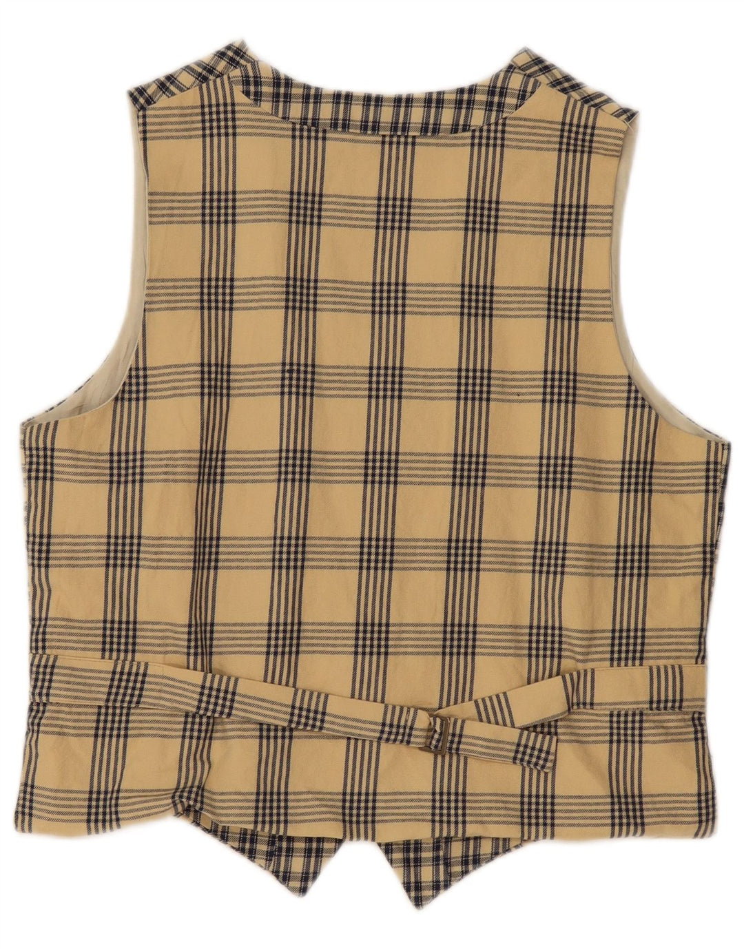 Chaleco Mujer Ingro Rose IT 44 Algodón Cuadros Beige Medio