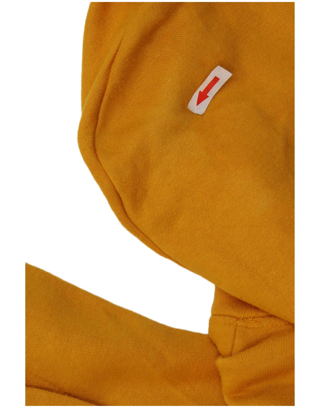 Zara Mujer Sudadera con Capucha Extragrande UK 10 Small Poliéster Amarillo