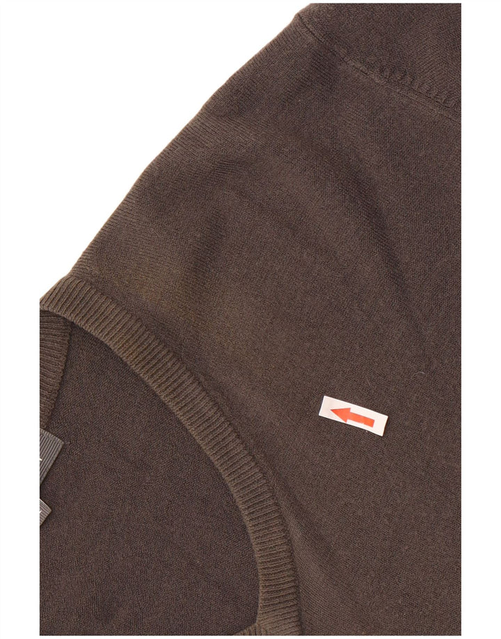 MARKS & SPENCER Jersey con cuello en V para hombre XL Acrílico gris