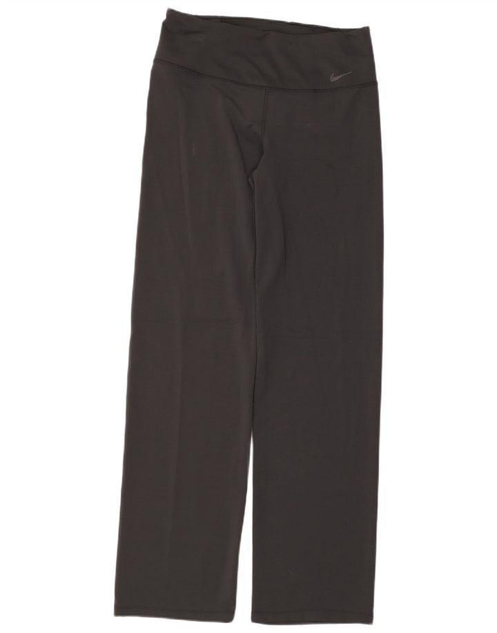 Nike - Pantalones de chándal Dri Fit para mujer, talla 40, talla grande, poliéster negro