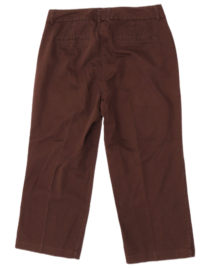 Dockers Pantalones Capri con Curvas de Talle Medio para Mujer US 6 Medium W30 L22 Marrón