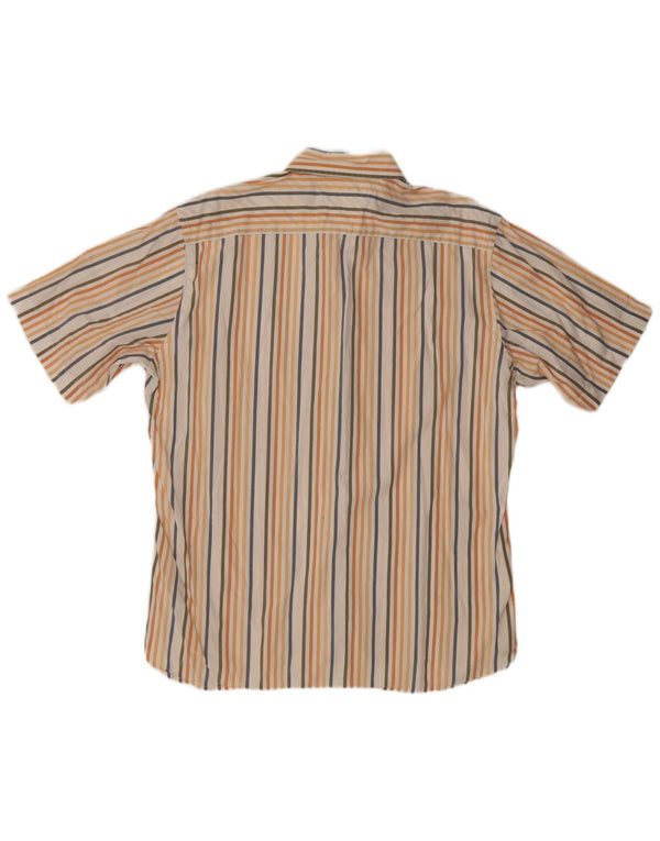 Camisa Tommy Hilfiger Hombre Manga Corta XL Algodón Rayas Multicolor