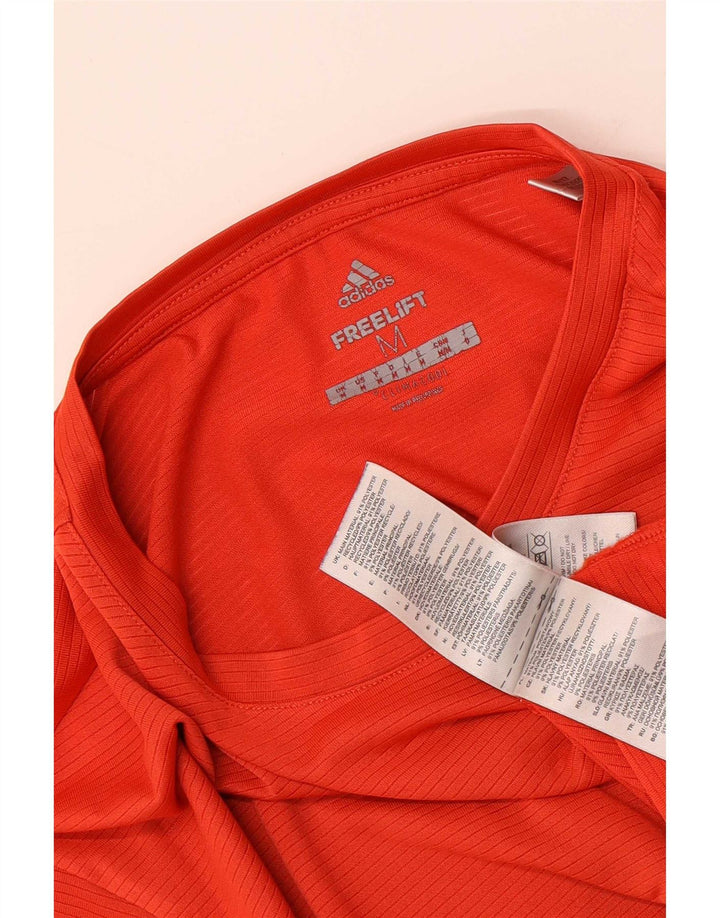 Adidas Hombre Climacool Camiseta Top Medio Rojo Poliéster