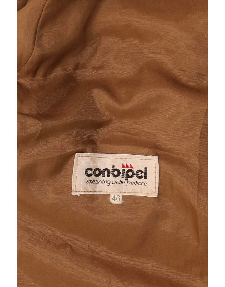 Conbipel Chaqueta de ante extragrande para mujer IT 46 Large Brown