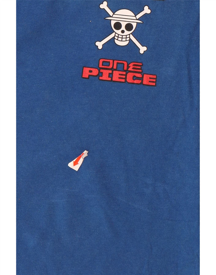 VANS Niños Sombrero de Paja Crew Graphic Top Manga Larga 14-15 Años XL Azul