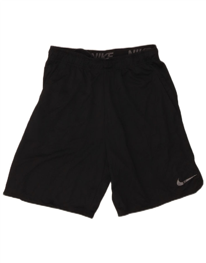 Pantalones cortos deportivos Nike Dri Fit para hombre Poliéster negro mediano