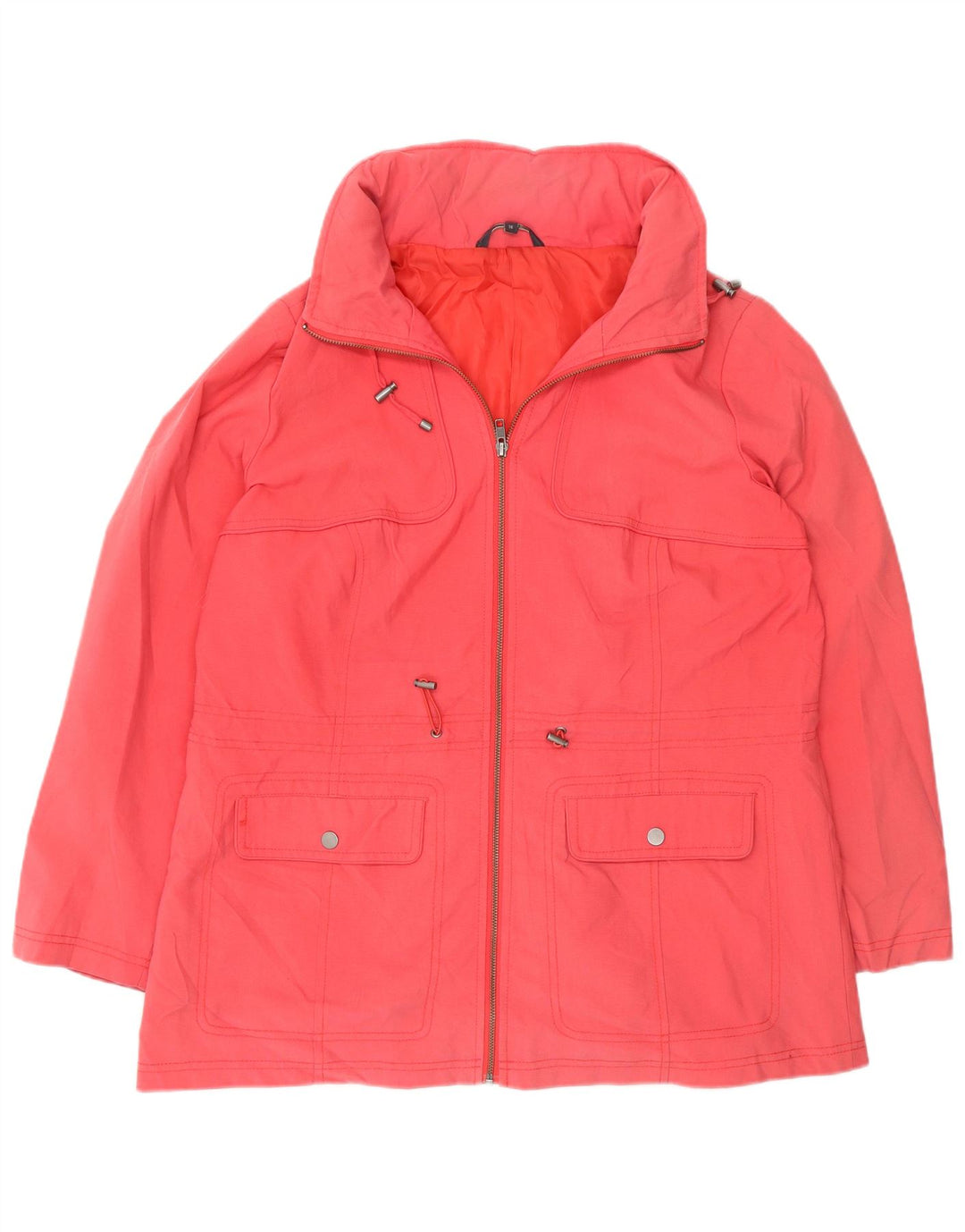Marks & Spencer Chaqueta utilitaria para mujer UK 46 Grande Poliamida roja