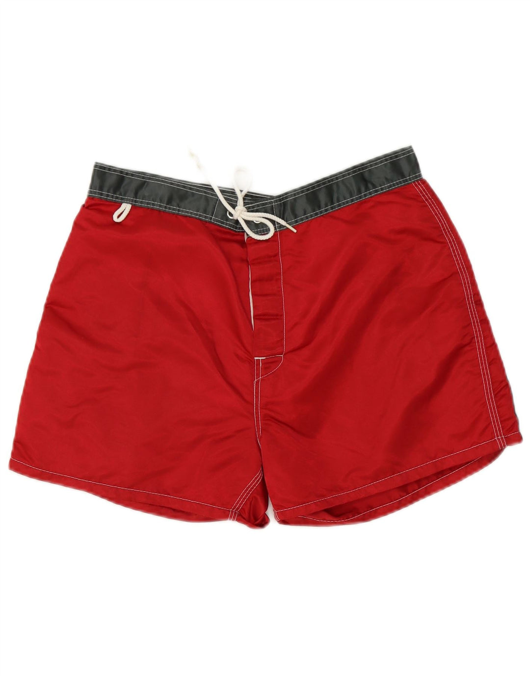 Bañador Sundek Hombre Con Estampado De Nylon A Rayas Rojas Medianas