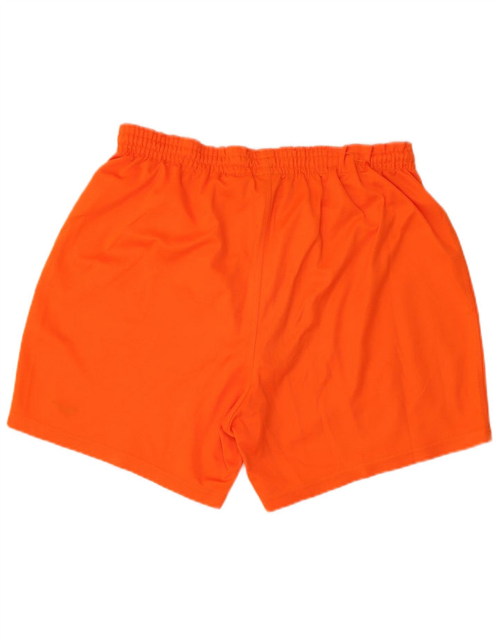 Nike - Pantalones cortos deportivos para hombre, talla grande, poliéster naranja