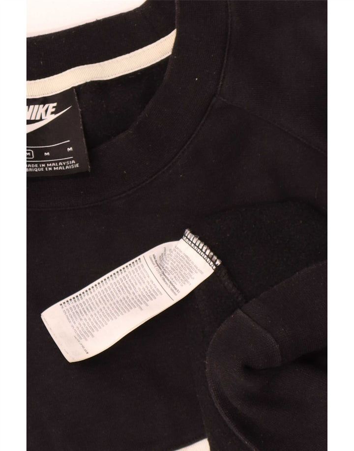 Nike Sudadera con gráfico gráfico tipo jersey de algodón negro mediano para hombre