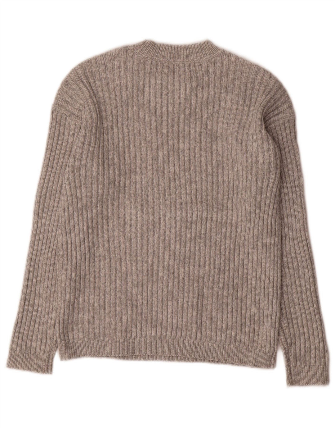 Marks & Spencer Jersey de cuello redondo para mujer UK 6 XS Gris Poliéster