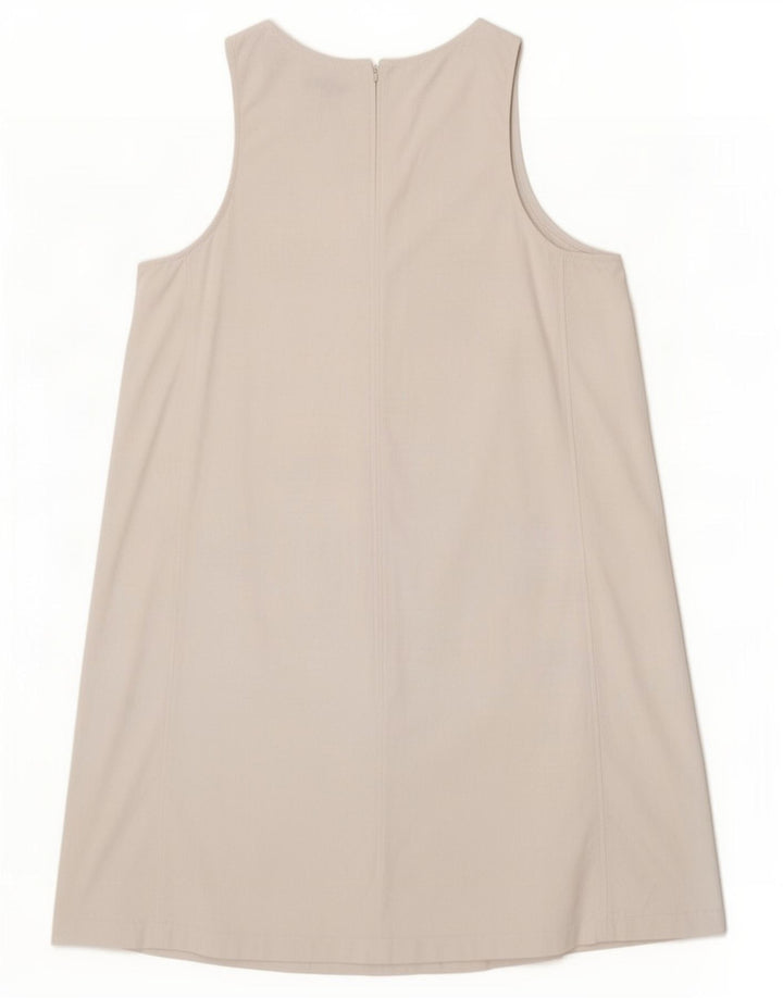 Marks & Spencer Vestido básico sin mangas para mujer UK 42 Medium White Linen