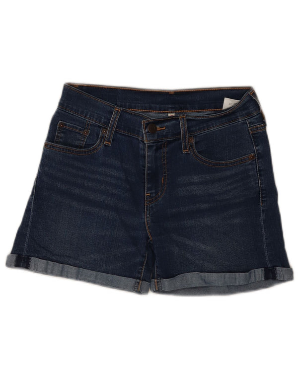 Shorts Vaqueros Levi's Mujer W26 Small Azul Marino Algodón