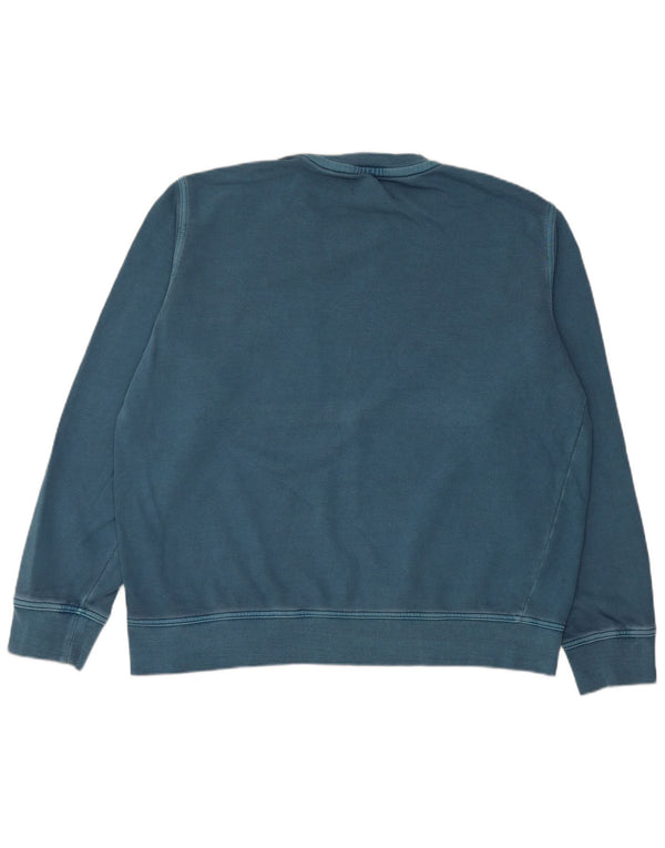 Marks & Spencer Hombre Sudadera Jumper XL Azul Algodón