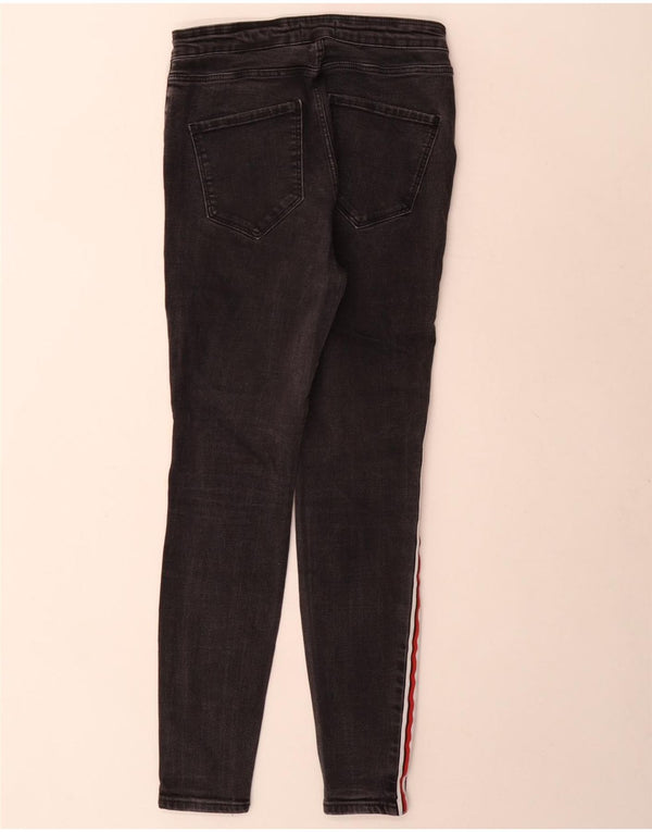 Zara Mujer Trafaluc Skinny Jeans EU 40 Medium W30 L28 Gris Rayas
