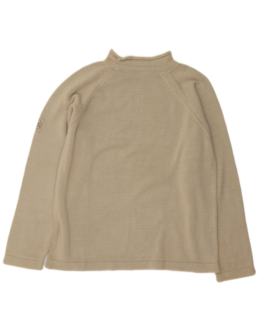 Murphy & Nye Suéter tipo jersey con cuello alto para hombre Sailmakers Algodón beige medio