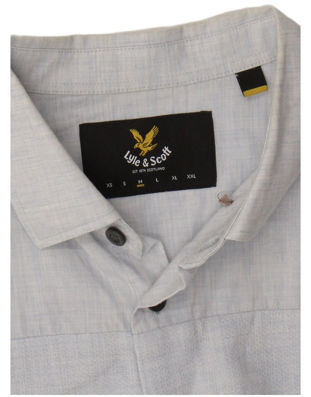 LYLE & SCOTT Camisa Hombre Rayas Azul Medio