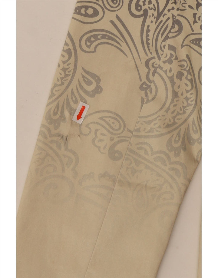Abrigo Desigual Mujer EU 40 Algodón Paisley Blanco Medio