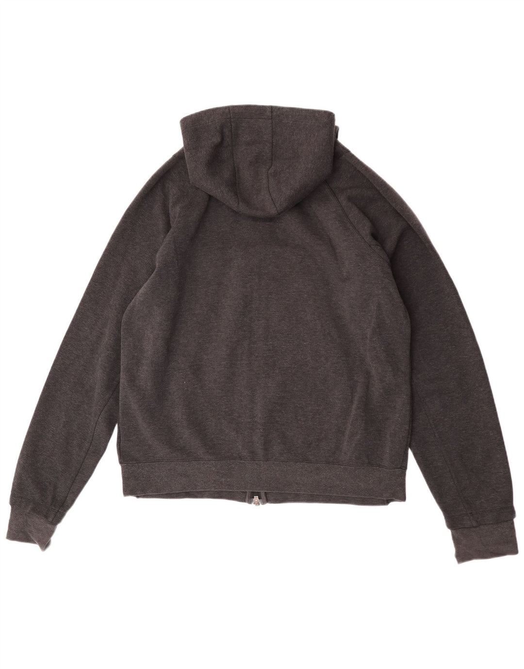 Jordan - Sudadera con capucha y cremallera para hombre, talla grande, algodón gris