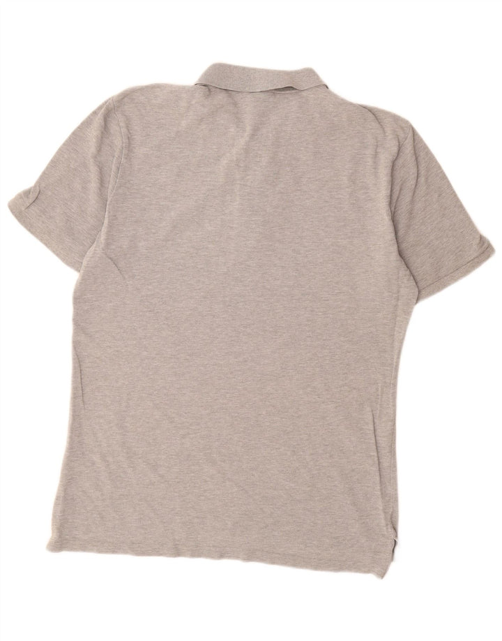 Polo Nike Hombre De Algodón Moteado Gris Medio