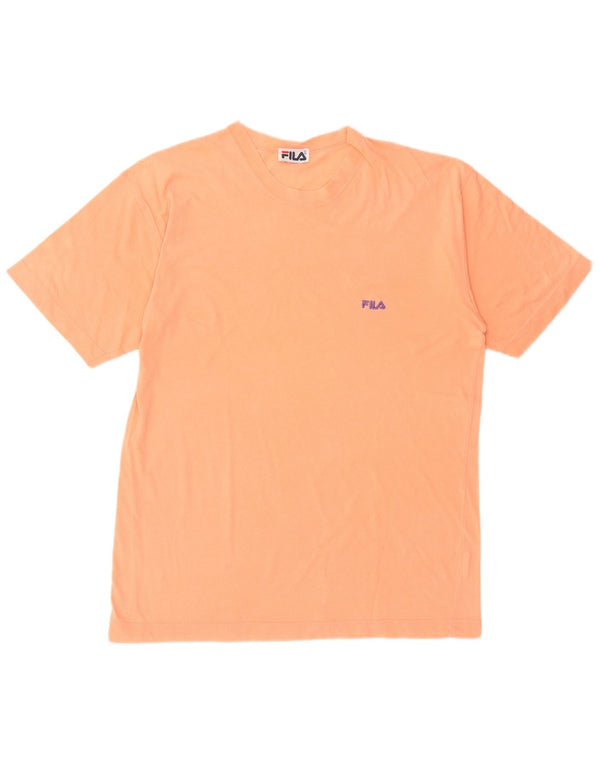 Fila - Camiseta para hombre, talla grande, algodón rosa