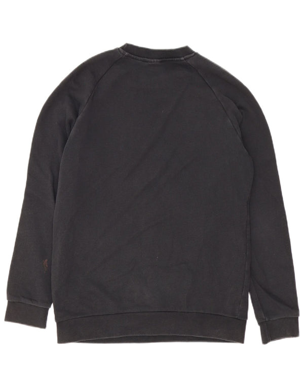 Adidas Hombre Graphic Sudadera Jumper Pequeño Negro